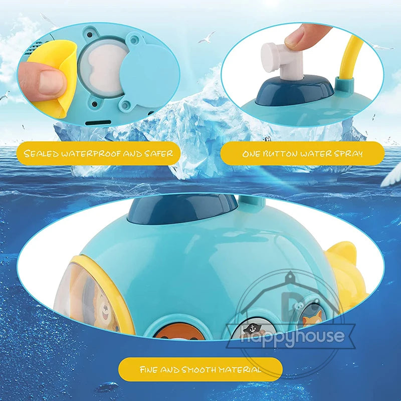 Brinquedos de Banho do Bebê Chuveiro Submarino - Sonho Crescente
